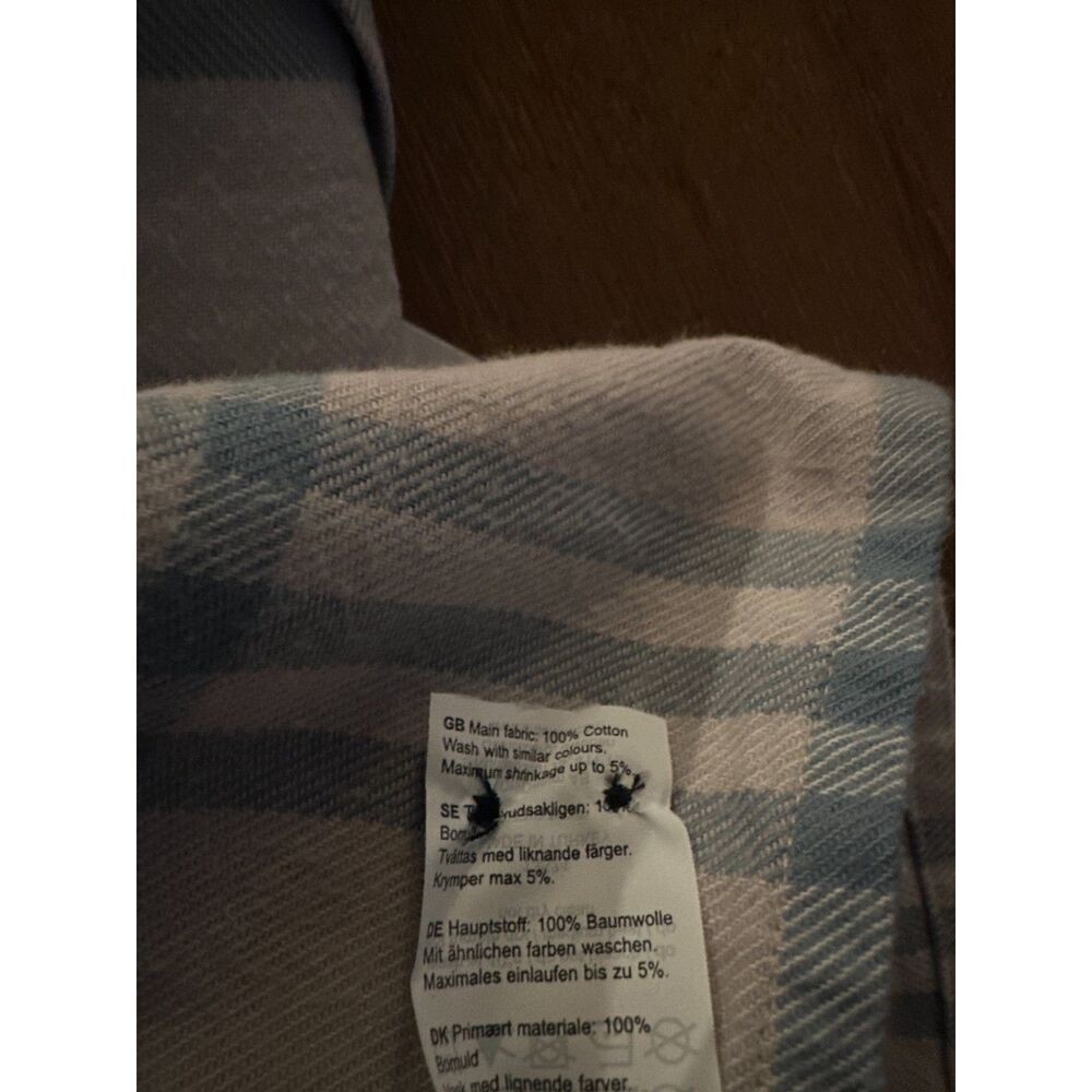 Woman's Dr Denim Flannel Sz S